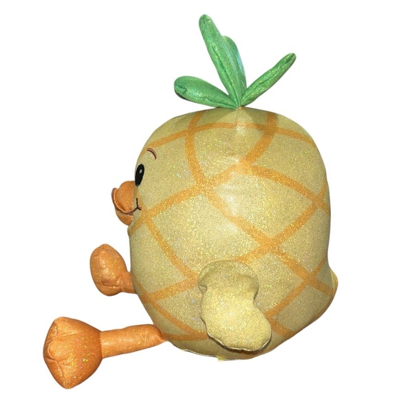 Moriah Elizabeth 11” Sparkle Georgie Duck Pineapple Large Plush Merch Yellow - Picture 4 of 7